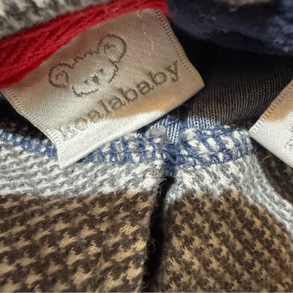 Koala Baby Navy Blue Velour Outfit Footed Pajama Baby Boy 0-3M - Picture 5 of 6